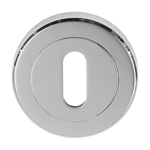 Serozzetta SZR002CP Standard Lock Profile Escutcheon - Polished chrome (LEAD TIME: 2-3 DAYS)