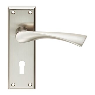 Serozzetta SZR021SN Venti Lever On Lock Backplate (LEAD TIME: 2-3 DAYS)