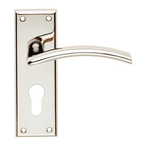 Serozzetta SZR031YPN Trenta Lever On Euro Lock Backplate (LEAD TIME: 2-3 DAYS)