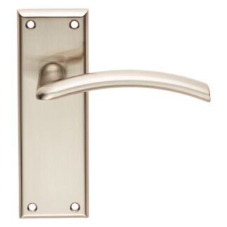 Serozzetta SZR032SN Trenta Lever On Latch Backplate (LEAD TIME: 2-3 DAYS)