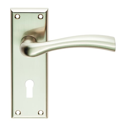 Serozzetta SZR051SN Cinquanta Lever On Lock Backplate (LEAD TIME: 2-3 DAYS)