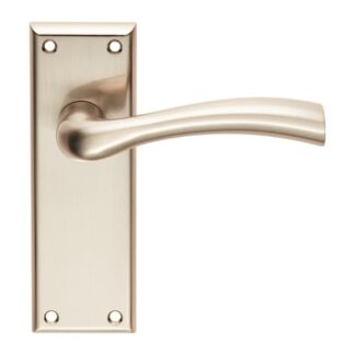 Serozzetta SZR052SN Cinquanta Lever On Latch Backplate (LEAD TIME: 2-3 DAYS)