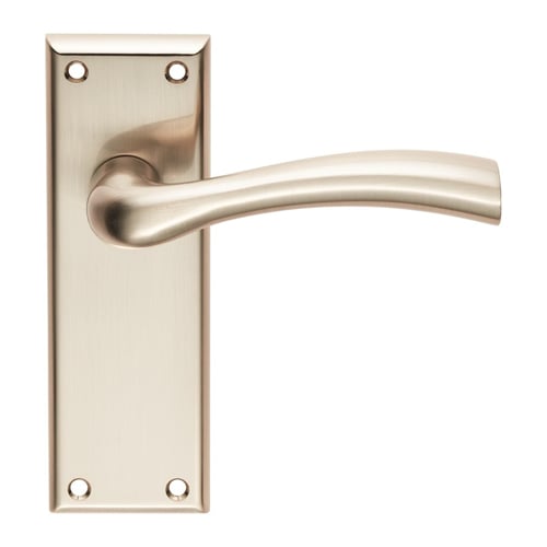 Serozzetta SZR052SN Cinquanta Lever On Latch Backplate (LEAD TIME: 2-3 DAYS)