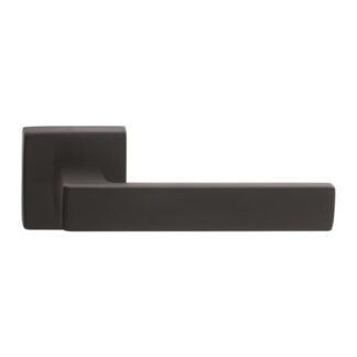 Manital TC5BLK Techna Lever On Square Rose - Matt Black (LEAD TIME: 2-3 DAYS)