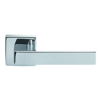Manital TC5CP Techna Lever On Square Rose - Polished Chrome (LEAD TIME: 2-3 DAYS)