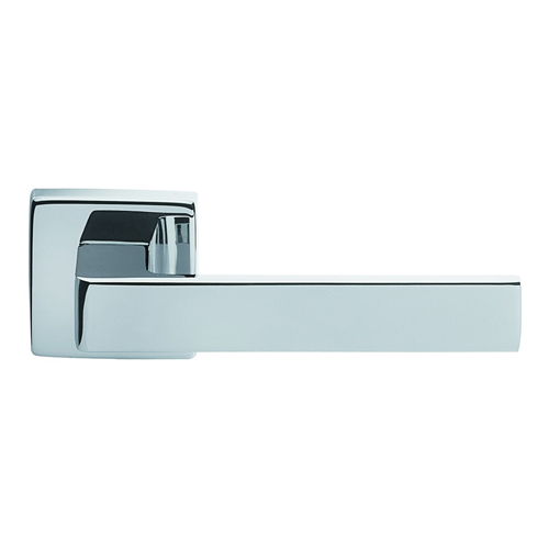 Manital TC5CP Techna Lever On Square Rose - Polished Chrome (LEAD TIME: 2-3 DAYS)