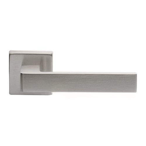 Manital TC5SC Techna Lever On Square Rose - Satin Chrome (LEAD TIME: 2-3 DAYS)