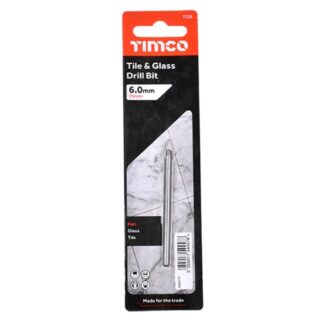 Timco TG6 Tile & Glass Drill Bit 6mm
