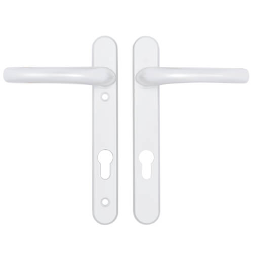 Hoppe Tokyo Lever Lever UPVC Multipoint Door Handles -  92mm PZ Unsprung 122mm Screw Centres - Image 3