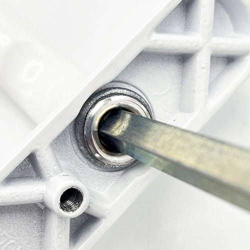 Hoppe Tokyo Lever Lever UPVC Multipoint Door Handles -  92mm PZ Unsprung 122mm Screw Centres - Image 6