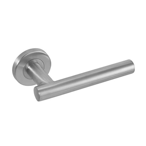 TSS Fire Rated Stainless Steel (SSS) 19mm T Bar Lever On Rose Furniture