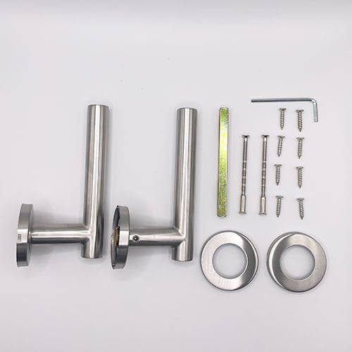 TSS Fire Rated Stainless Steel (SSS) 19mm T Bar Lever On Rose Furniture - Image 3