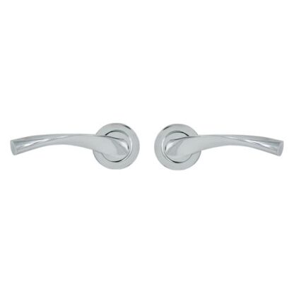 TSS Juliete Lever Handle on Round Rose Door Furniture - Image 2