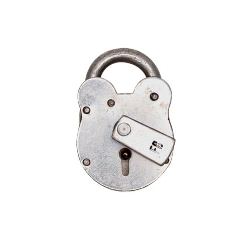 TSS Fire Brigade FB1 Open Shackle Galvanised Padlock - Image 2