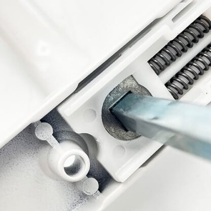 TSS Lever Moveable Pad UPVC Multipoint Door Handles - 92mm PZ Sprung 122mm Screw Centres - Long Backplate - Image 8
