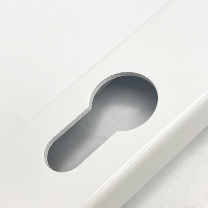 TSS Lever Lever UPVC Multipoint Door Handles - 92mm PZ - Sprung - 203mm Screw Centres - 232mm Backplate - Image 9