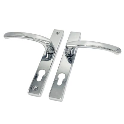 TSS Lever Lever UPVC Multipoint Door Handles - 72mm PZ - Sprung - 180mm Screw Centres - Image 9
