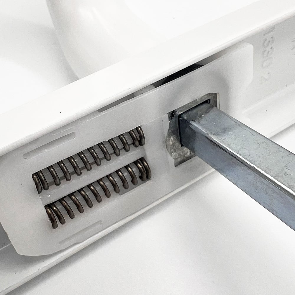 TSS Lever Lever UPVC Multipoint Door Handles - 72mm PZ - Sprung - 180mm Screw Centres - Image 4