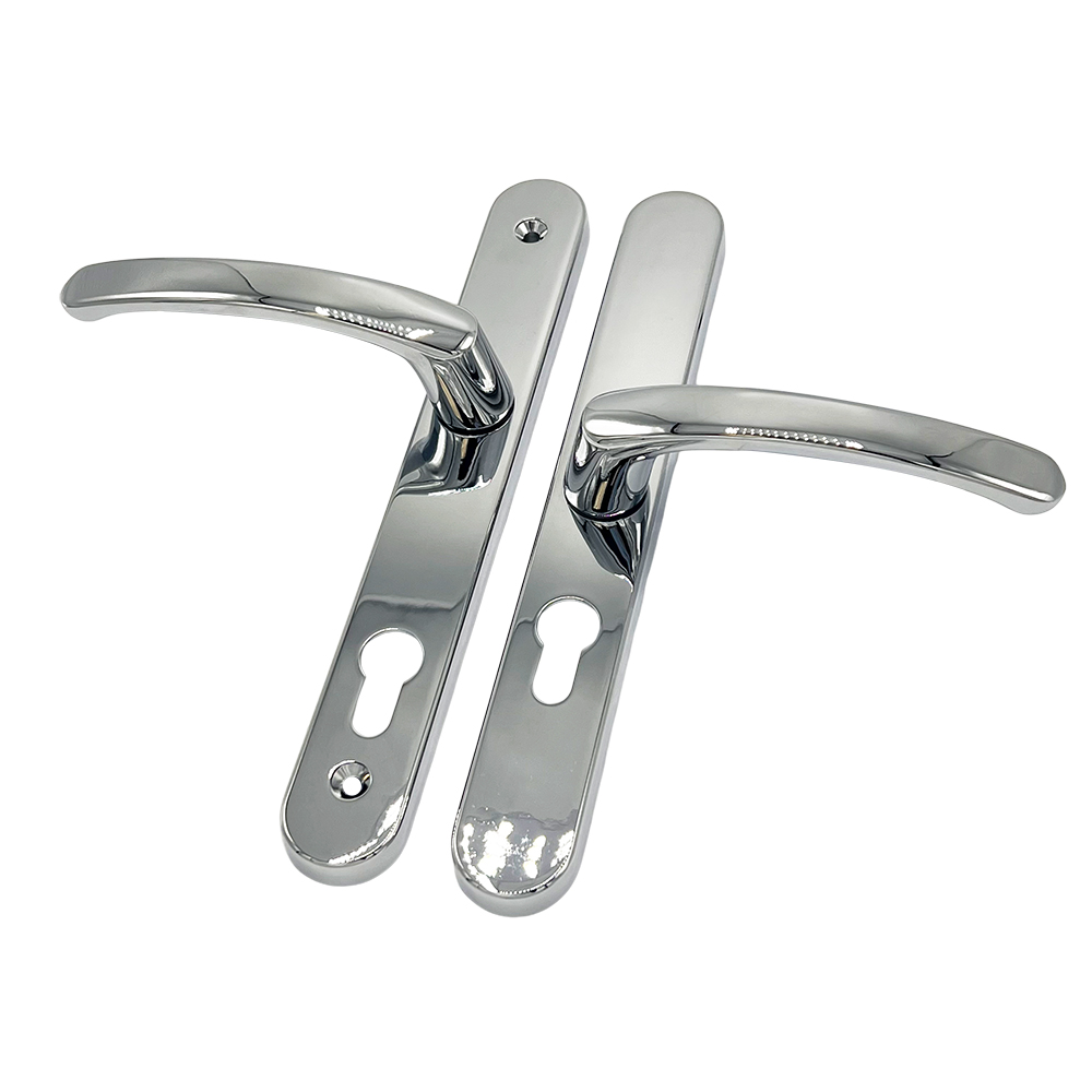 TSS Offset Lever Lever Multipoint Door Handles 92/62mm PZ - Sprung - 200mm Screw Centres - Image 10