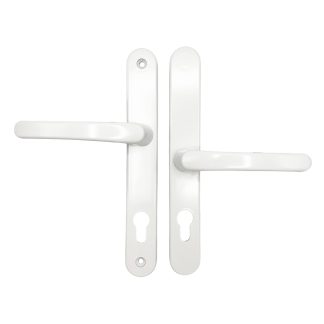 TSS Offset Lever Lever Multipoint Door Handles 92/62mm PZ - Sprung - 200mm Screw Centres
