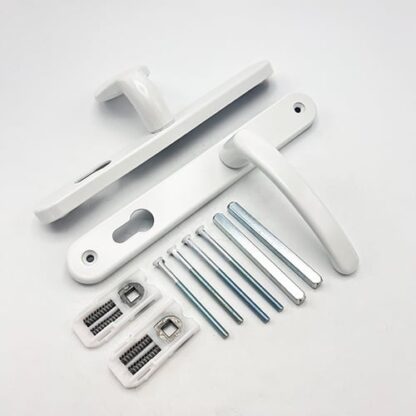 TSS Lever Moveable Pad UPVC Multipoint Door Handles - 92mm/62mm PZ Sprung 212mm Screw Centres - Image 7