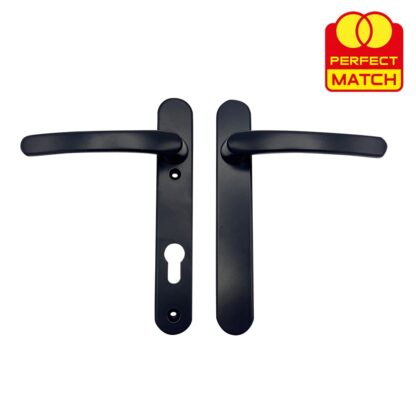 TSS Blank External Lever Lever French Door Multipoint Handles – 92mm PZ Sprung 122mm Screw Centres - Image 7