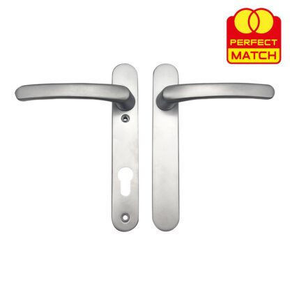 TSS Blank External Lever Lever French Door Multipoint Handles – 92mm PZ Sprung 122mm Screw Centres - Image 9