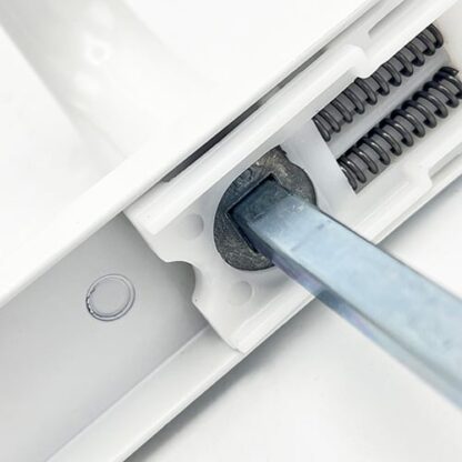 TSS Lever Lever UPVC Multipoint Door Handles - 117mm PZ - Sprung - 237mm Screw Centres - 267mm Backplate - Image 8