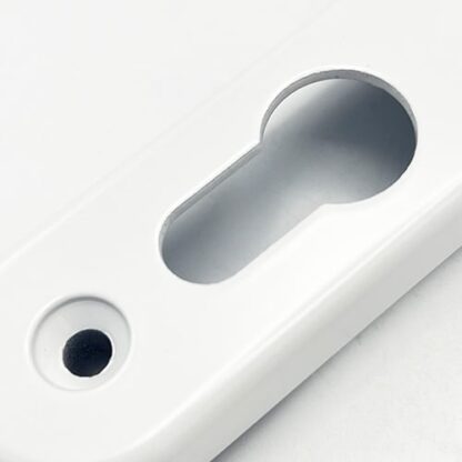 TSS Lever Lever UPVC Multipoint Door Handles - 117mm PZ - Sprung - 237mm Screw Centres - 267mm Backplate - Image 9