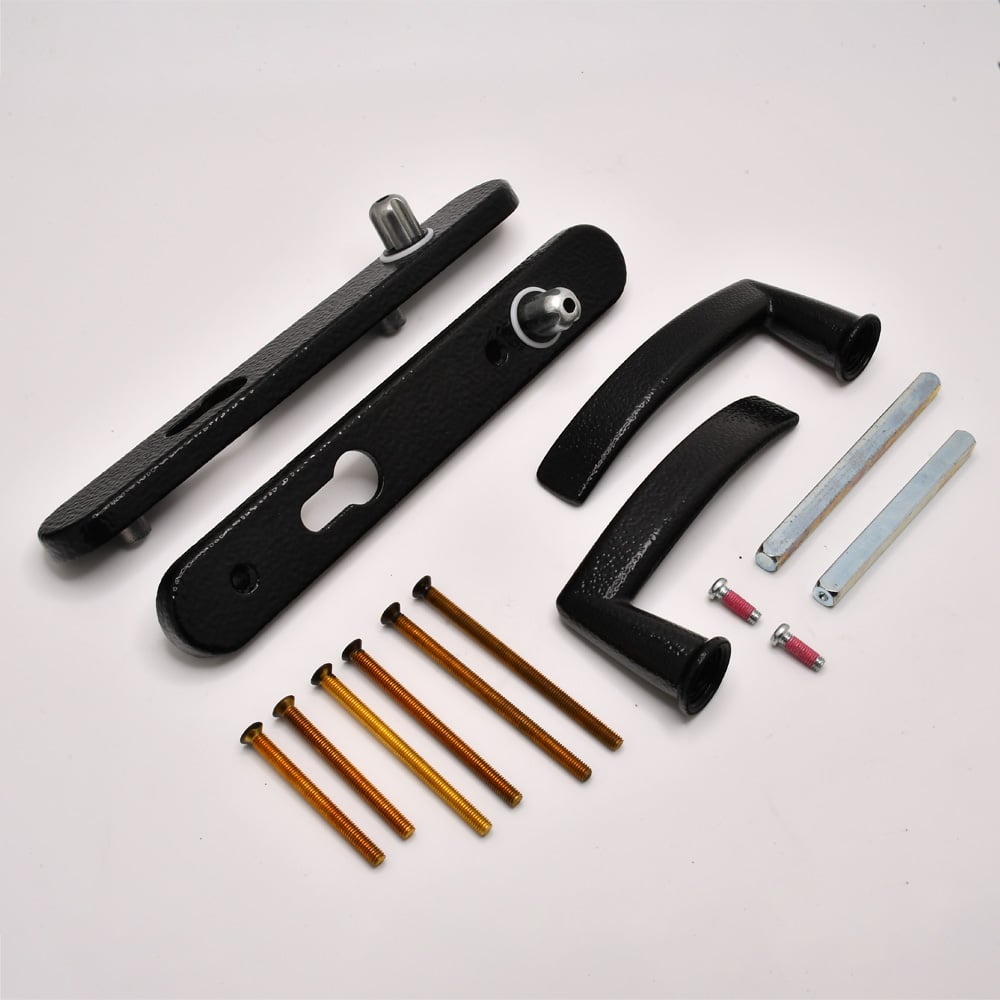TSS Traditional Style Lever Lever UPVC Multipoint Door Handles - 92mm PZ Sprung 122mm Screw Centres - Image 2