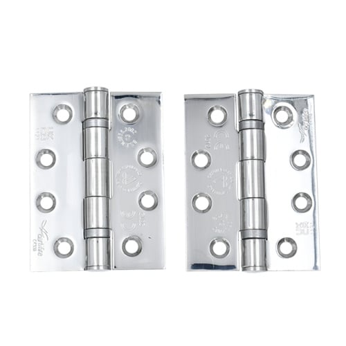 TSS BS EN Grade 13 Ball Bearing Hinge, Grade 316 Stainless Steel, 102mm x  76mm - Image 2