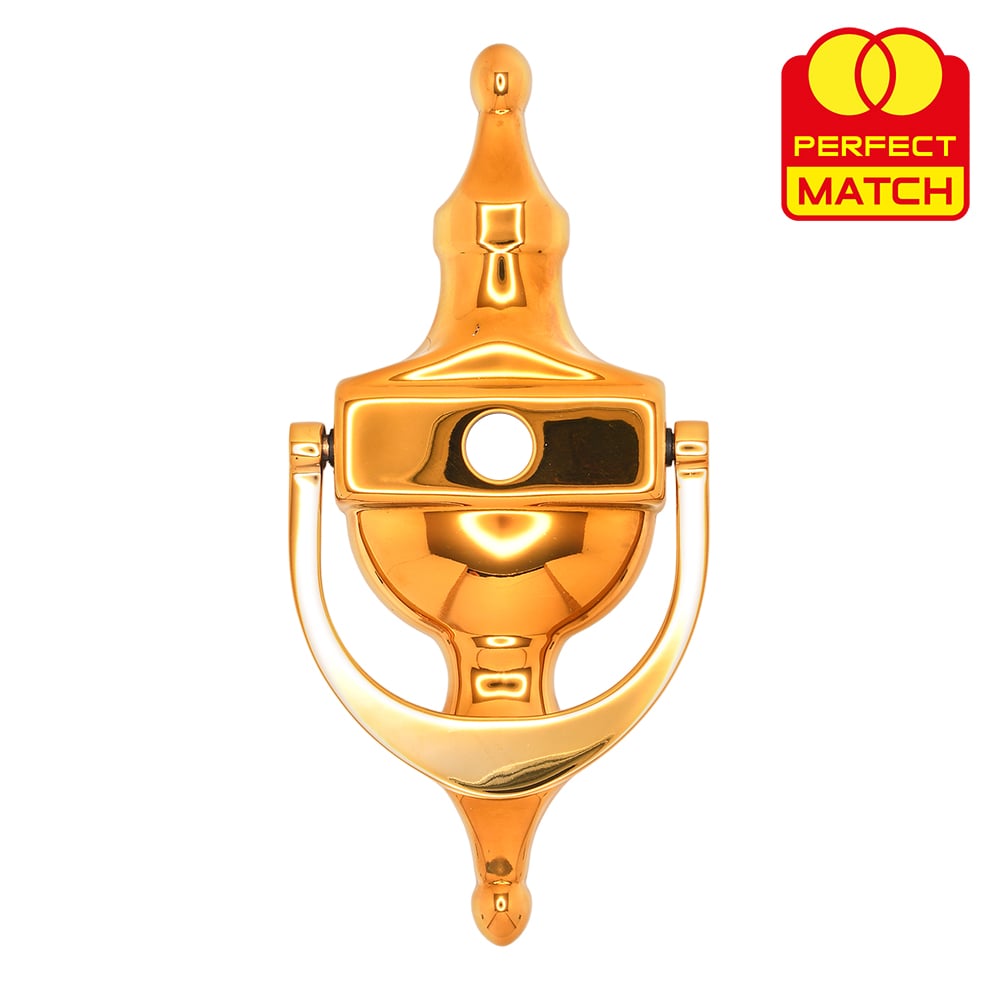 TSS UPVC Door Knockers - With Cut Out For Door Viewer - Image 5