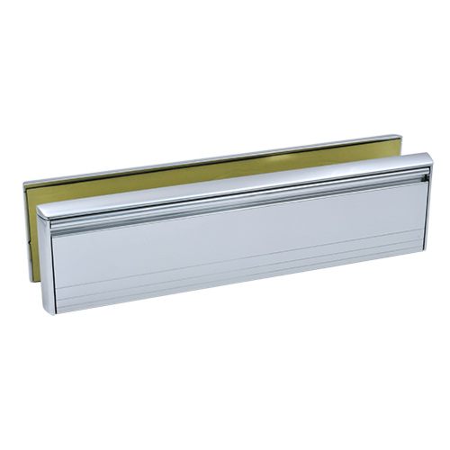 TSS 12” All Aluminium Letterplate for UPVC – 40-80mm - Image 2