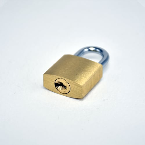 TSS 20mm Open Shackle Brass Padlock - Image 3