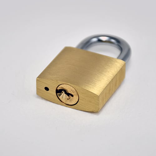 TSS 30mm Open Shackle Brass Padlock - Image 3