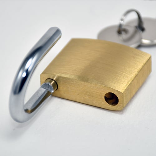 TSS 40mm Open Shackle Brass Padlock - Image 2