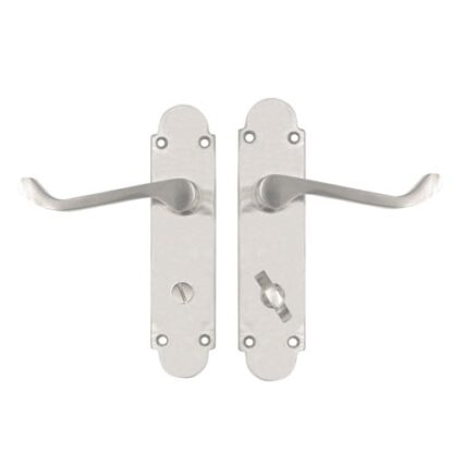 TSS Regent Scroll Lever Handle on Plate Door Furniture - Image 11