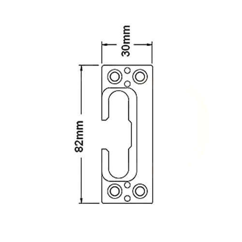 TSS Roller Strike For Upvc Doors - Image 2