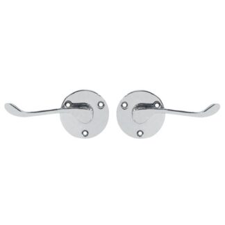 TSS Scroll Round Rose Lever Latch Furniture