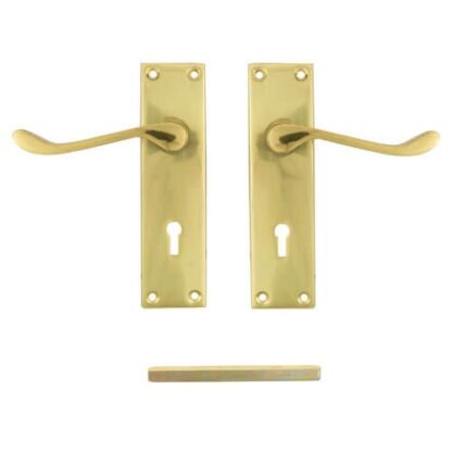 TSS Victorian Scroll Lever on Plate Furniture - Image 8