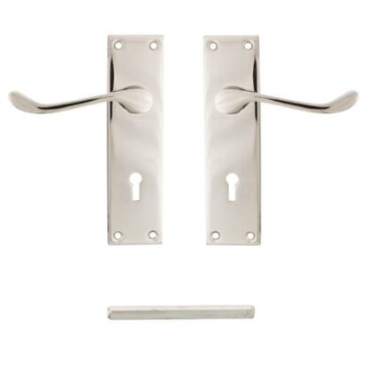 TSS Victorian Scroll Lever on Plate Furniture - Image 9