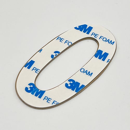 TSS 3” Stick On Door Numerals - 201 Stainless Steel - Image 3