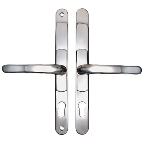 VERSA Lever Lever UPVC Multipoint Adjustable Door Handles - 62-95mm PZ Sprung 260mm Screw Centres - Image 3