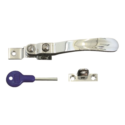 Carlisle Brass V1006LCKCP Locking Casement Fastener (LEAD TIME: 2-3 DAYS)