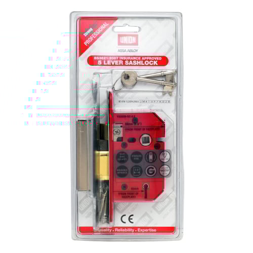 Union 2200 Strongbolt British Standard 5 Lever Mortice Sashlock - Image 12