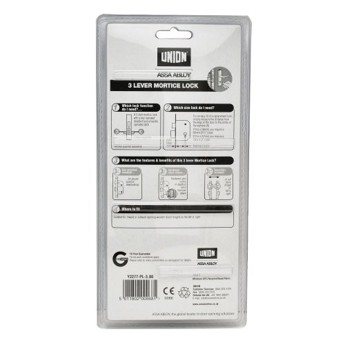 Union 2277 3 Lever Mortice Sashlock - Image 20