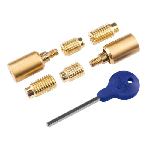 Carlisle Brass WF18SB Sash Window Stop Satin Brass (LEAD TIME: 2-3 DAYS)