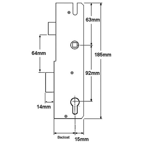 Winkhaus Genuine Multipoint Gearbox - Key Wind - Image 7