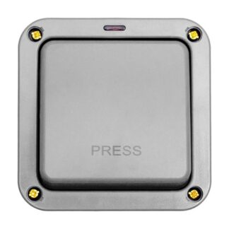 Eurolite WP3002P Utility 1-Gang Switch - Grey (LEAD TIME: 2-3 DAYS)