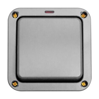 Eurolite WP3012 Utility 1-Gang Switch - Grey (LEAD TIME: 2-3 DAYS)